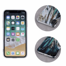 Fusion Accessories "Gold Glam Silicone Case Galaxy A05S" Feathers