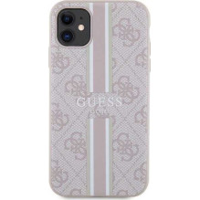 Guess "4G Printed Stripes MagSafe iPhone 11 / Xr" Pink Guess "4G Printed Stripes MagSafe iPhone 11 / Xr" Pink