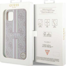 Guess "4G Printed Stripes MagSafe iPhone 11 / Xr" Pink Guess "4G Printed Stripes MagSafe iPhone 11 / Xr" Pink