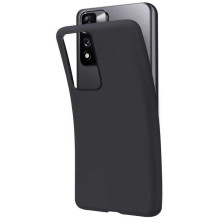 „Fusion Accessories“ minkštas matinis dėklas „Xiaomi Redmi 12 4G“, juodas