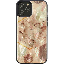 iKins "Išmaniojo telefono dėklas Apple iPhone 12 / 12 Pro " Rožinė marmurinė juoda iKins "Išmaniojo telefono dėklas Apple iPhone 12 / 12 Pro " Rožinė marmurinė juoda
