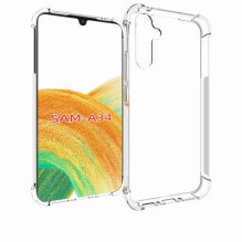 Fusion Accessories "Antišokas 1.5mm Silikoninė nugara Case Galaxy A34 5G " Skaidri
