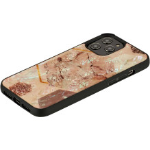 iKins "SmartPhone case Apple iPhone 12 / 12 Pro" Pink Marble Black iKins "SmartPhone case Apple iPhone 12 / 12 Pro" Pink Marble Black