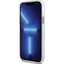 Guess "GUHMP12MHTRMS Hardcase Metal Outline Magsafe iPhone 12 / 12 Pro" Silve