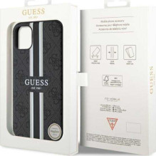 Guess "4G Printed Stripes MagSafe iPhone 11 / Xr" Black