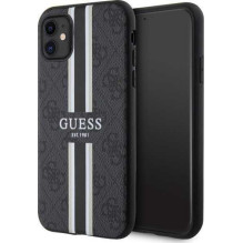 Guess "4G Printed Stripes MagSafe iPhone 11 / Xr" Black