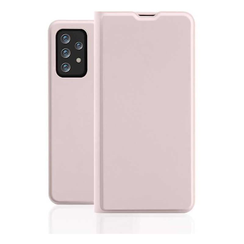 „Fusion Accessories“ išmanioji minkšta knygų dėžutė „Galaxy A13 4G“ šviesiai rožinė