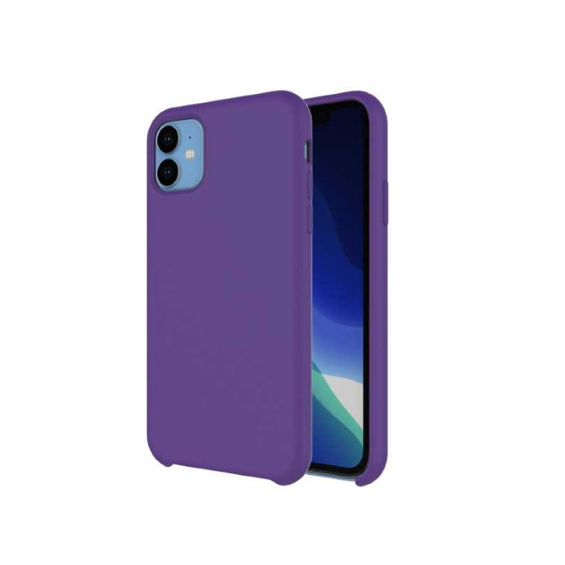 Riff "Plona ir minkšta nugara Case iPhone 12 / 12 Pro " Violetinė