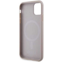 Guess "GUHMN61PSAHMCP Hardcase Saffiano MagSafe iPhone 11 , XR 6.1" Pink