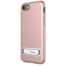 Tellur „Aukštos kokybės „Kickstand Ultra Shield“ dėklas „iPhone 7“ telefonui, rožinis