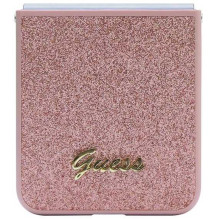 Guess Hardcase Glitter Script Samsung Galaxy Z Flip 5 Pink Guess Hardcase Glitter Script Samsung Galaxy Z Flip 5 Pink