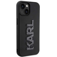 Karl Lagerfeld " KLHCP15S3DMBKCK Kietas dėklas 3D Guminis blizgus logotipas iPhone 15" Karl Lagerfeld " KLHCP15S3DMBKCK Kietas dėklas 3D Guminis blizgus logotipas iPhone 15"