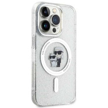 Karl Lagerfeld " KLHMP15LHGKCNOT Karl Choupette Glitter MagSafe iPhone 15 Pro " Karl Lagerfeld " KLHMP15LHGKCNOT Karl Choupette Glitter MagSafe iPhone 15 Pro "