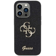 Guess "GUHCP15XHG4SGK Glitter Script Big 4G iPhone 15 Pro Max" Black Guess "GUHCP15XHG4SGK Glitter Script Big 4G iPhone 15 Pro Max" Black