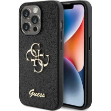 „Guess“ „GUHCP15XHG4SGK Glitter Script Big 4G iPhone 15 Pro Max“ juodas
