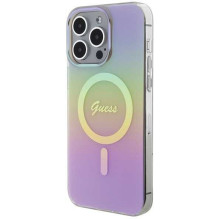 Guess " GUHMP15LHITSP IML Iridescent MagSafe iPhone 15 Pro " Rožinė Guess " GUHMP15LHITSP IML Iridescent MagSafe iPhone 15 Pro " Rožinė