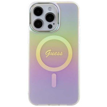 Guess " GUHMP15LHITSP IML Iridescent MagSafe iPhone 15 Pro " Rožinė Guess " GUHMP15LHITSP IML Iridescent MagSafe iPhone 15 Pro " Rožinė