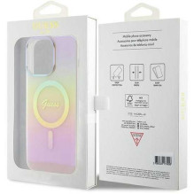 Guess " GUHMP15LHITSP IML Iridescent MagSafe iPhone 15 Pro " Rožinė Guess " GUHMP15LHITSP IML Iridescent MagSafe iPhone 15 Pro " Rožinė