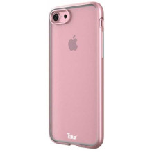 Tellur „Aukščiausios kokybės skystas Fusion dėklas iPhone 7“, rožinis