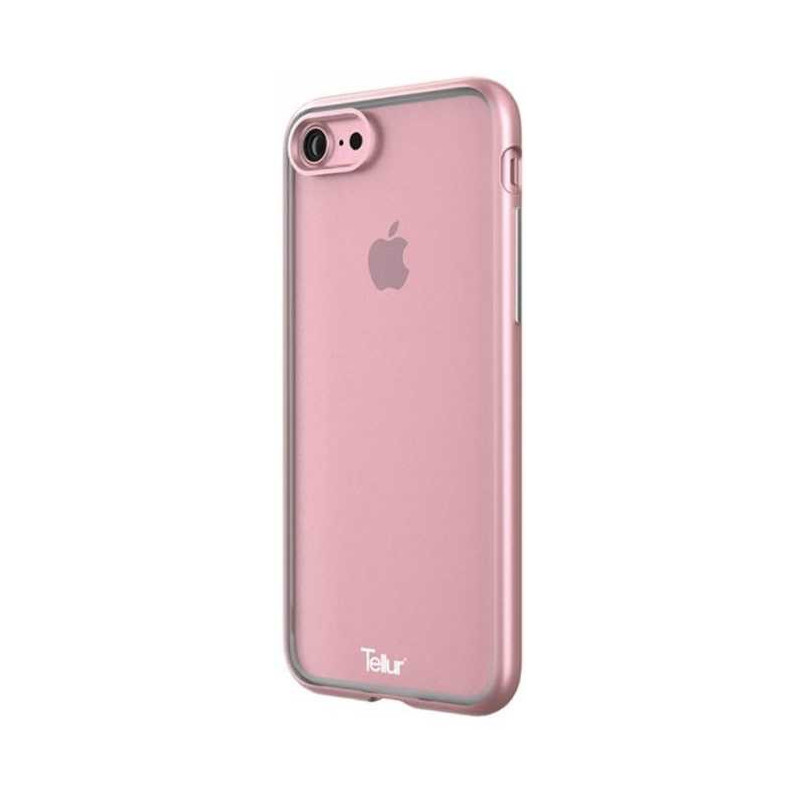 Tellur „Aukščiausios kokybės skystas Fusion dėklas iPhone 7“, rožinis