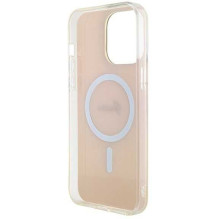 „Guess“ kietasis dėklas „IML Iridescent MagSafe iPhone 15 Pro Max“ rožinis „Guess“ kietasis dėklas „IML Iridescent MagSafe iPhone 15 Pro Max“ rožinis