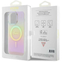 Guess "Hardcase IML Iridescent MagSafe iPhone 15 Pro Max" Pink Guess "Hardcase IML Iridescent MagSafe iPhone 15 Pro Max" Pink