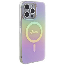 Guess "Hardcase IML Iridescent MagSafe iPhone 15 Pro Max" Pink Guess "Hardcase IML Iridescent MagSafe iPhone 15 Pro Max" Pink