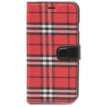 Tellur "Bimaterial Book Case iPhone 7" Juoda / Red Tellur "Bimaterial Book Case iPhone 7" Juoda / Red