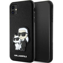 Karl Lagerfeld "PU Saffiano Karl and Choupette NFT Case iPhone 11" Black Karl Lagerfeld "PU Saffiano Karl and Choupette NFT Case iPhone 11" Black