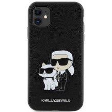 Karl Lagerfeld "PU Saffiano Karl and Choupette NFT Case iPhone 11" Black Karl Lagerfeld "PU Saffiano Karl and Choupette NFT Case iPhone 11" Black