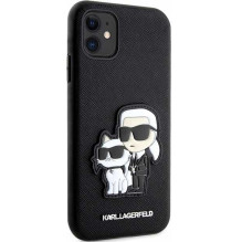 Karl Lagerfeld "PU Saffiano Karl and Choupette NFT Case iPhone 11" Black Karl Lagerfeld "PU Saffiano Karl and Choupette NFT Case iPhone 11" Black