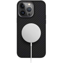 UNIQ „Keva Magclick“ įkrovimas „iPhone 15 Pro Max“ – anglies juodumo UNIQ „Keva Magclick“ įkrovimas „iPhone 15 Pro Max“ – anglies juodumo