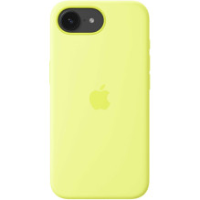 Apple Silicone Case iPhone 16e Neon Yellow