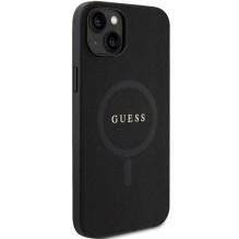 Guess "Saffiano MagSafe iPhone 15" Black Guess "Saffiano MagSafe iPhone 15" Black