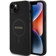 Guess "Saffiano MagSafe iPhone 15" Black Guess "Saffiano MagSafe iPhone 15" Black