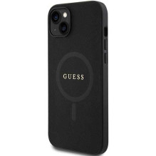 Guess "Saffiano MagSafe iPhone 15" Black Guess "Saffiano MagSafe iPhone 15" Black