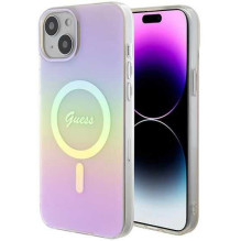 Guess "Hardcase IML Iridescent MagSafe iPhone 15" Pink Guess "Hardcase IML Iridescent MagSafe iPhone 15" Pink