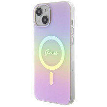 Guess "Hardcase IML Iridescent MagSafe iPhone 15" Pink Guess "Hardcase IML Iridescent MagSafe iPhone 15" Pink