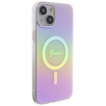 Guess "Hardcase IML Iridescent MagSafe iPhone 15" Pink Guess "Hardcase IML Iridescent MagSafe iPhone 15" Pink