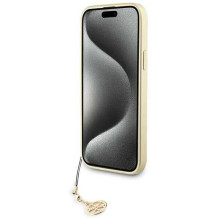 Guess "GUHCP15MGF4GBR 4G Charms Collection iPhone 15 Plus" Brown