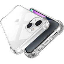 Fusion Accessories "Anti Shock Silicone Case Apple iPhone 15 Plus" Transtarent