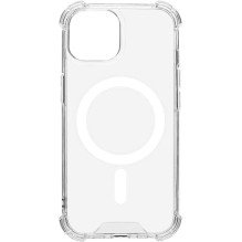 Taktinis „MagForce Plyo“ dėklas iPhone 15 Plus telefonui, permatomas