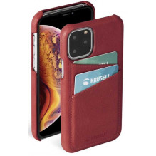 Krusell "Sunne Card Cover iPhone 11 Pro Max" Vintage Red Krusell "Sunne Card Cover iPhone 11 Pro Max" Vintage Red