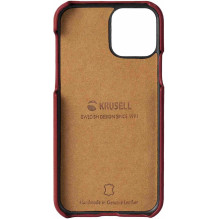 Krusell "Sunne Card Cover iPhone 11 Pro Max" Vintage Red Krusell "Sunne Card Cover iPhone 11 Pro Max" Vintage Red