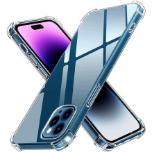 Fusion Accessories "Anti Shock Silicone Case Apple iPhone 15 Pro" Transparent