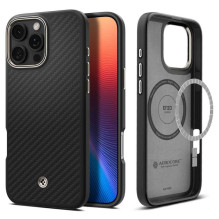 Spigen Enzo Aramid iPhone 16 Pro Max Magsafe black ACS08501 Spigen Enzo Aramid iPhone 16 Pro Max Magsafe black ACS08501