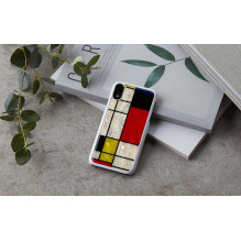 iKins "SmartPhone case iPhone XR" Mondrian white iKins "SmartPhone case iPhone XR" Mondrian white