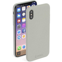 Krusell „Sandby“ dėklas iPhone X / XS telefonui, smėlio spalvos Krusell „Sandby“ dėklas iPhone X / XS telefonui, smėlio spalvos
