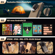 „Ulefone Armor X16 Pro 8“ / 256 GB „Wasteland Shadow“ „Ulefone Armor X16 Pro 8“ / 256 GB „Wasteland Shadow“