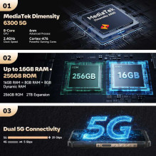 Ulefone Armor X16 Pro 8 / 256GB Wasteland Shadow Ulefone Armor X16 Pro 8 / 256GB Wasteland Shadow